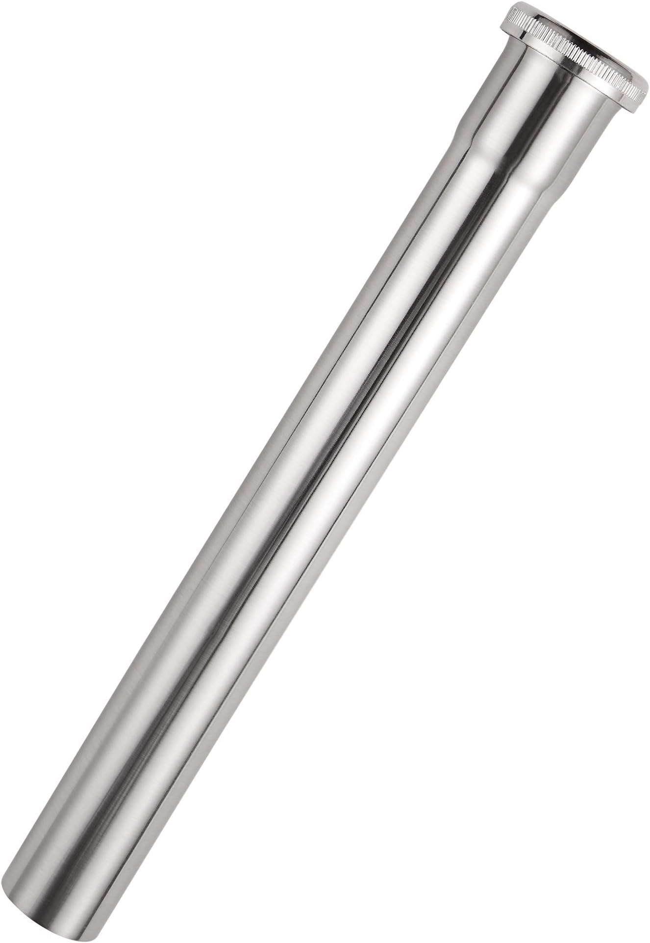 Brass Slip Joint Extension Tube 11/4” OD x 12” with Nut and Rubber