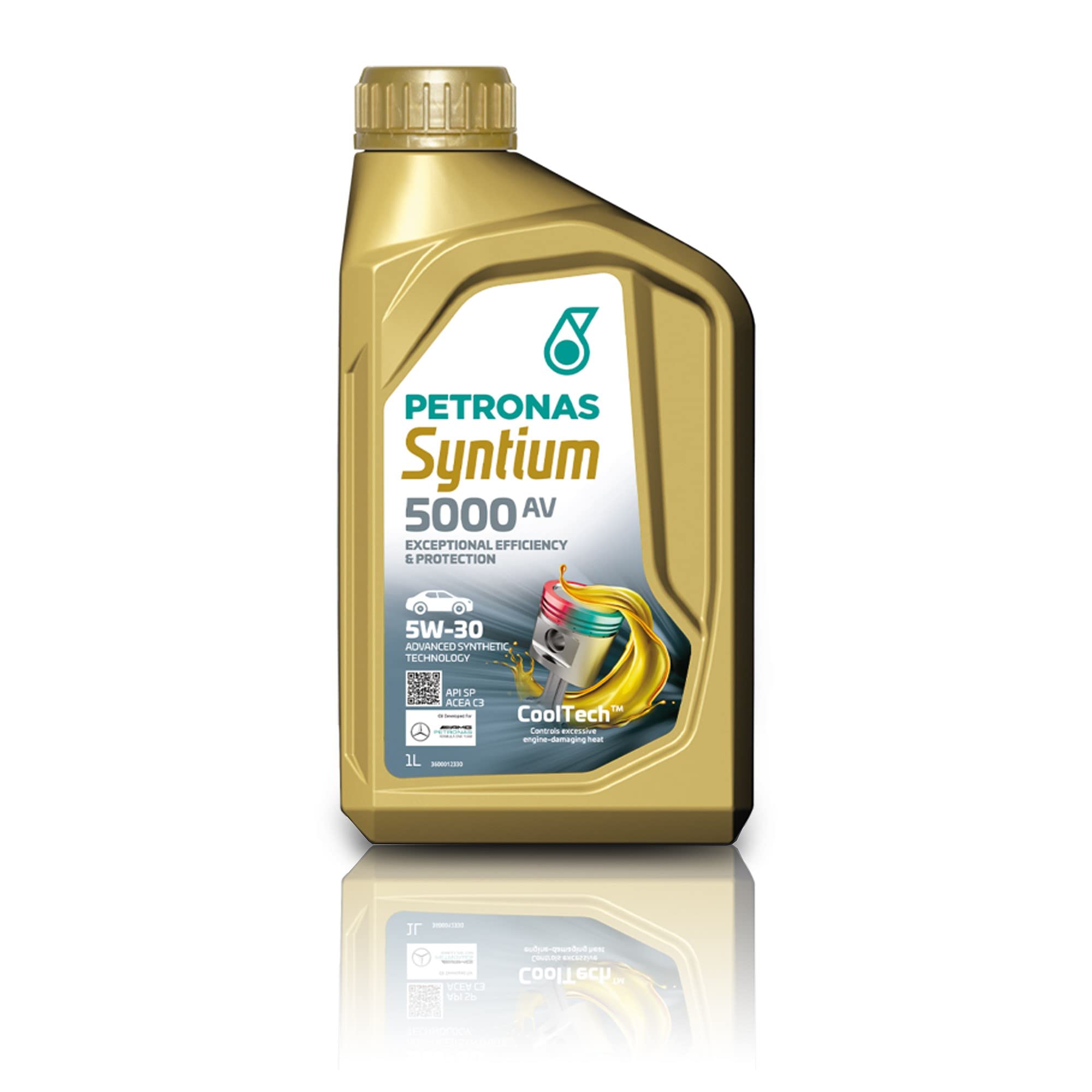 Petronas Syntium 5000AV 5W-30 Advanced Synthetic Technology Engine Oil 1 Litre