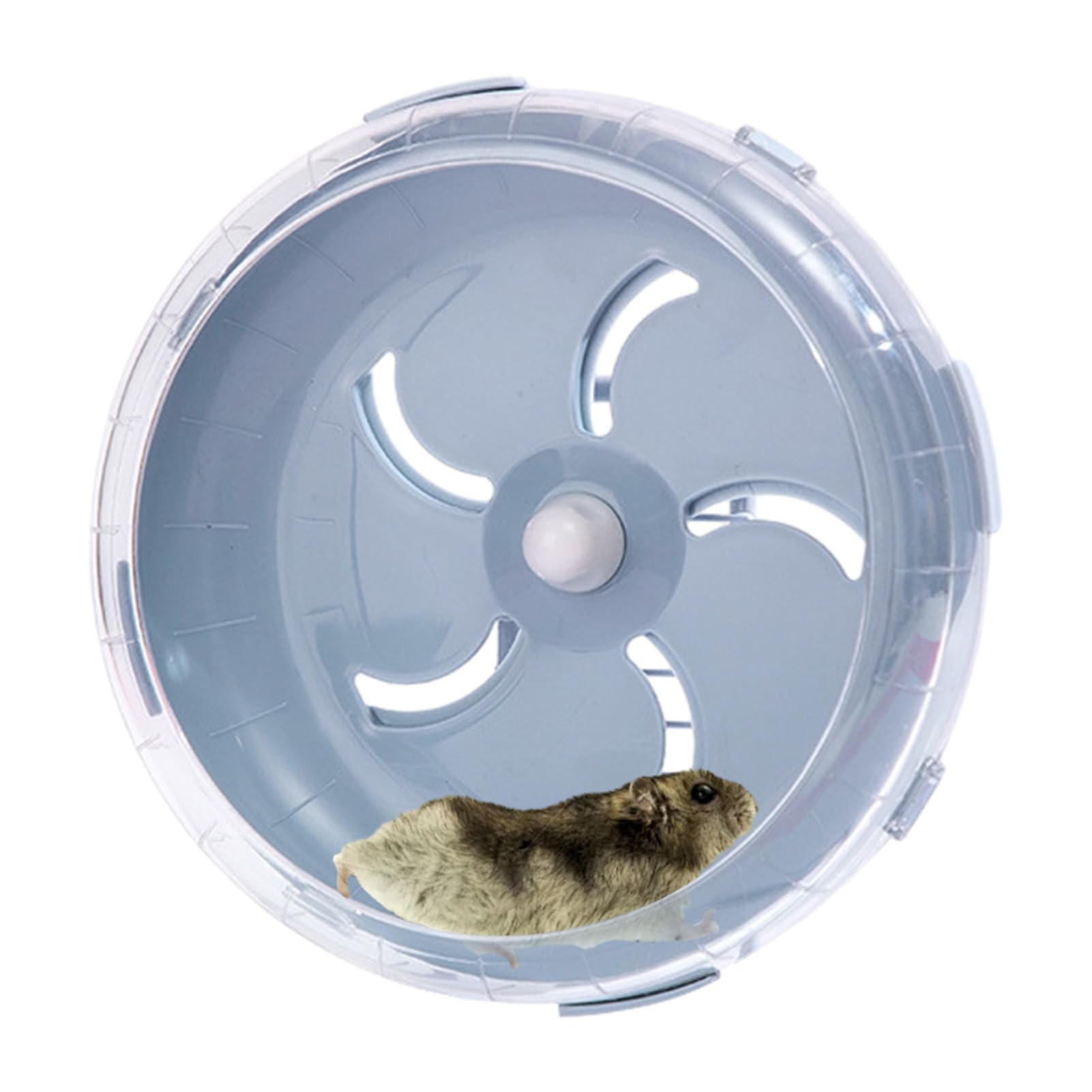 Rueda para Hámster Rueda De Ejercicio para Hámster Silenciosa De 17,5 Cm con Base Ajustable Rueda para Hámster Transparente Y Silenciosa para Hámster Sirio Enano Jerbos Ratones Erizo