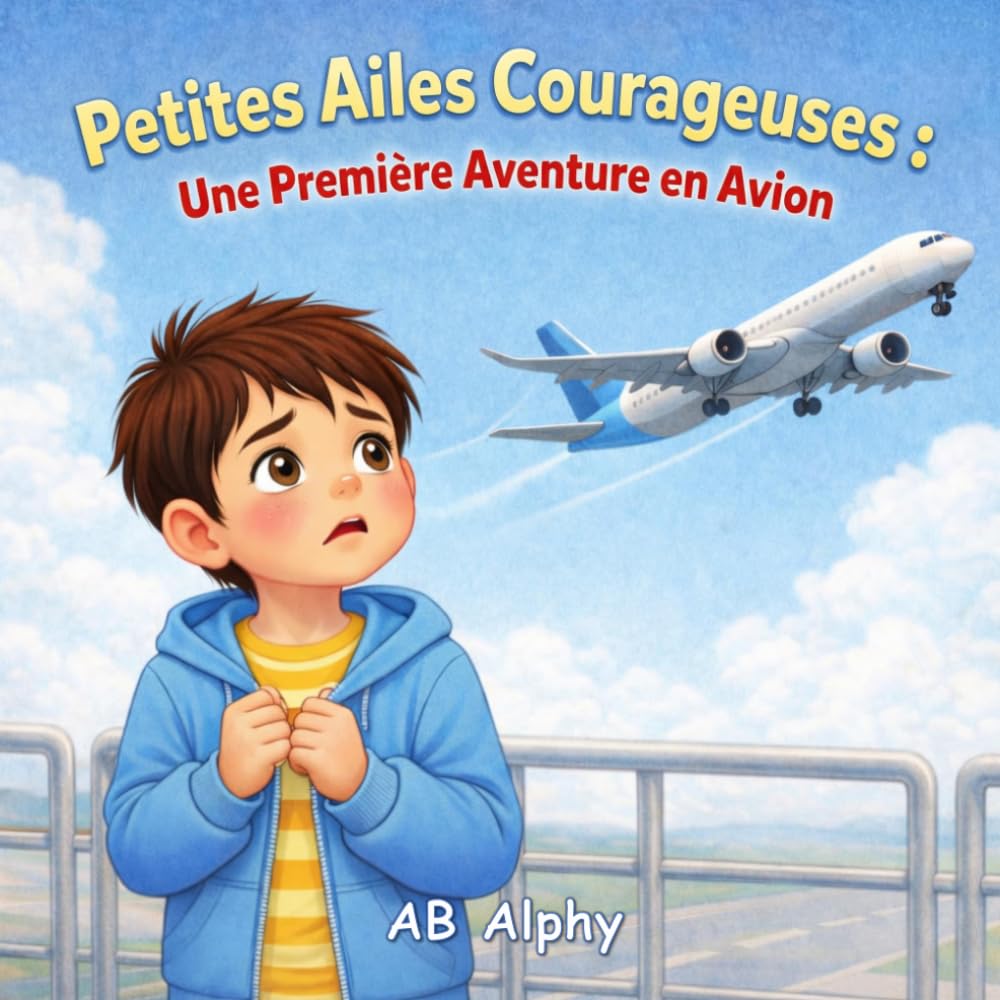 Petites Ailes Courageuses : Une Première Aventure en Avion: Une histoire douce pour aider les enfants à surmonter la peur de l’avion