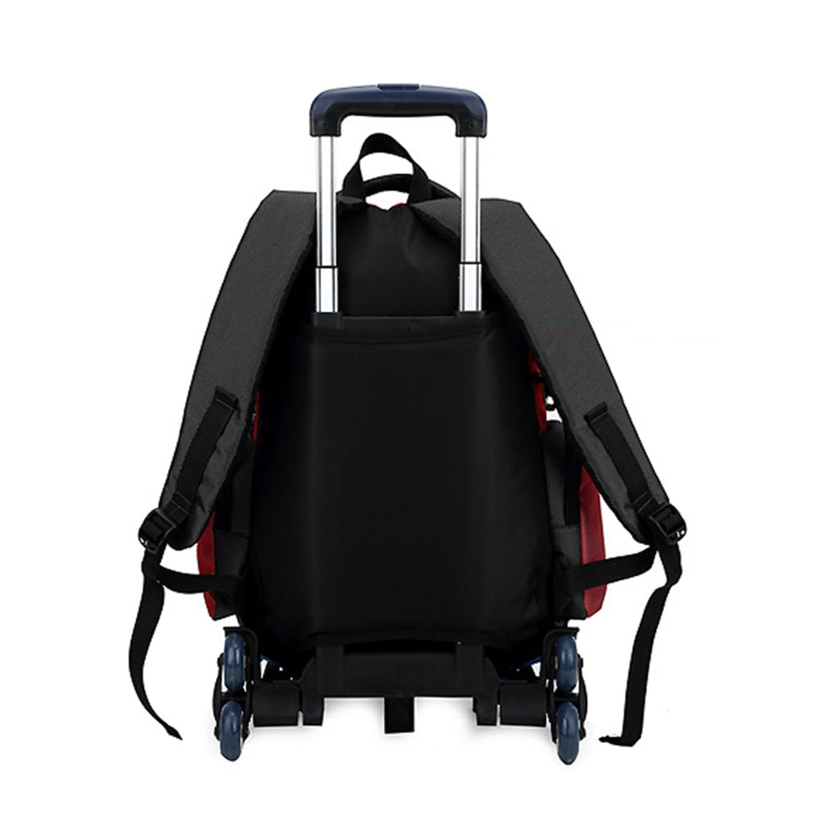 Zaino Trolley Zaino Carrello a Mano con Cinghia per Bagagli Carrello Portabagagli Pieghevole Compatto Carrello con Ruote per Ufficio Campegg, Blu