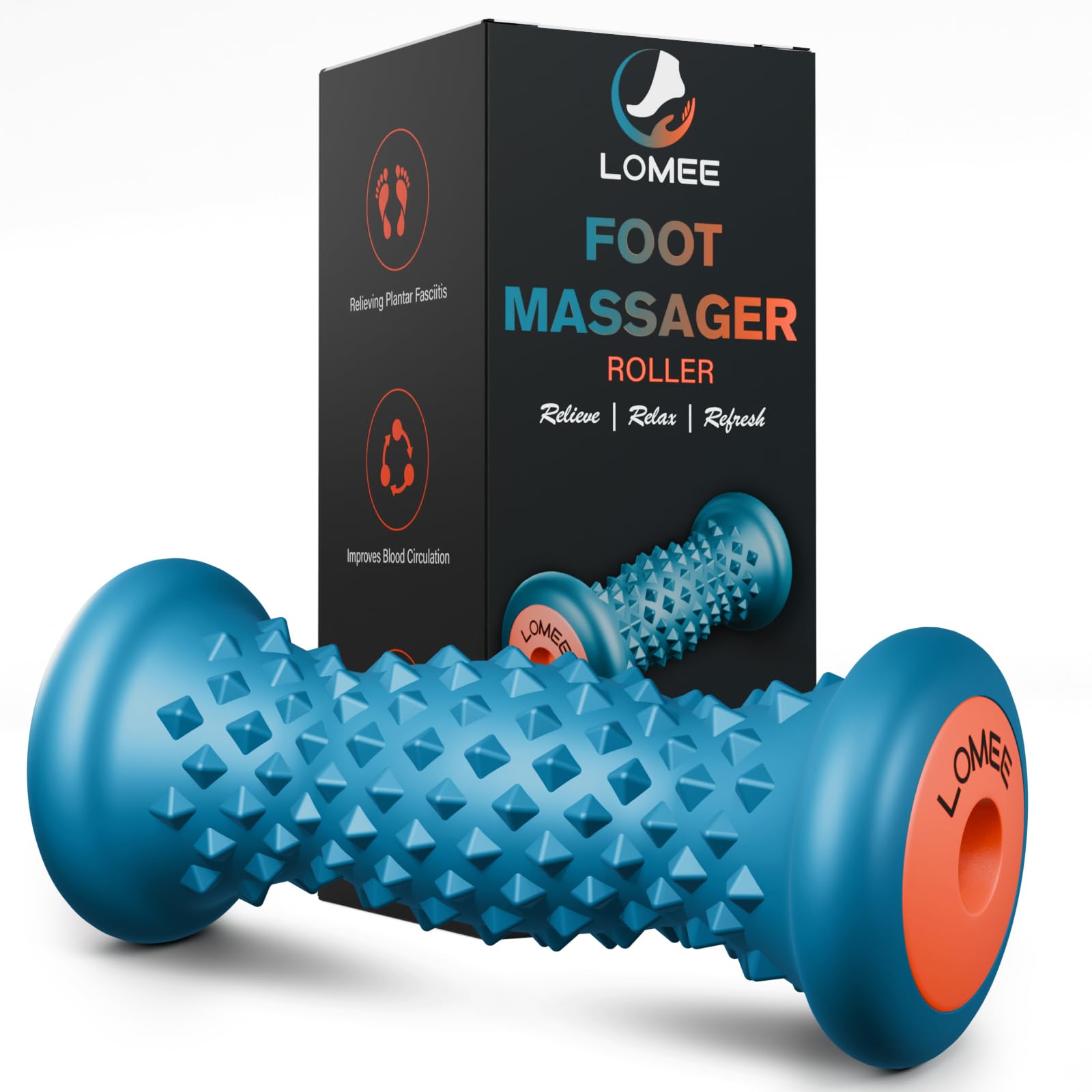 Foot Roller Massager for Plantar Fasciitis, Foot Arch and Heel Pain Relief