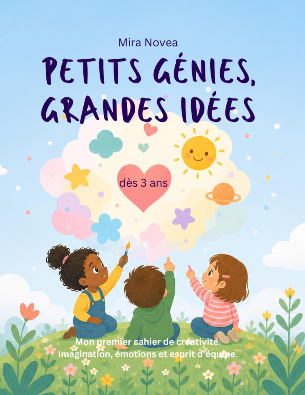 Petits Génies, Grandes Idées: Mon premier cahier de créativité pour enfants dès 3 ans. Imagination, émotions et esprit d'équipe à découvrir ensemble