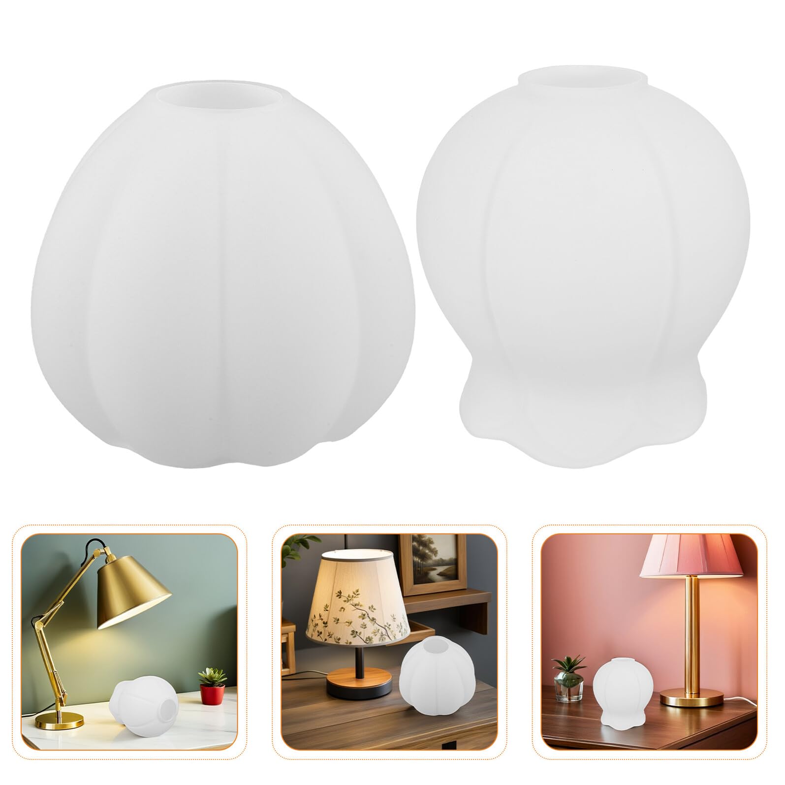 Mikinona 2 Sztuki Abażurów Do Lamp Sufitowych Klosz Do Lampy Kwiatowej Szklany Klosz Do Lampy Wiszącej Szklany Klosz Wiszącej Sufitowej Kwiatowy