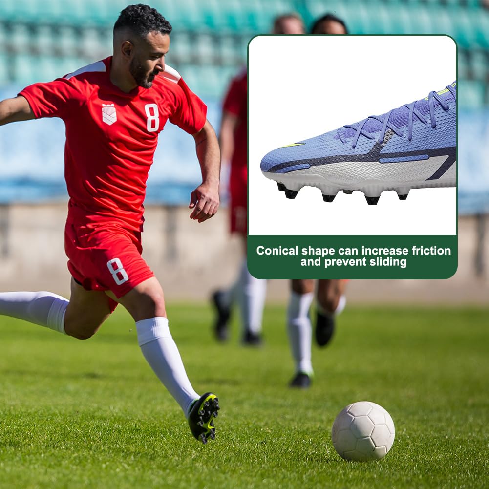 Flintronic 12/20 Pezzi Tacchetti da Calcio, Tacchetti Antiscivolo,per Ferro Avvitabili Allenamento Atletico