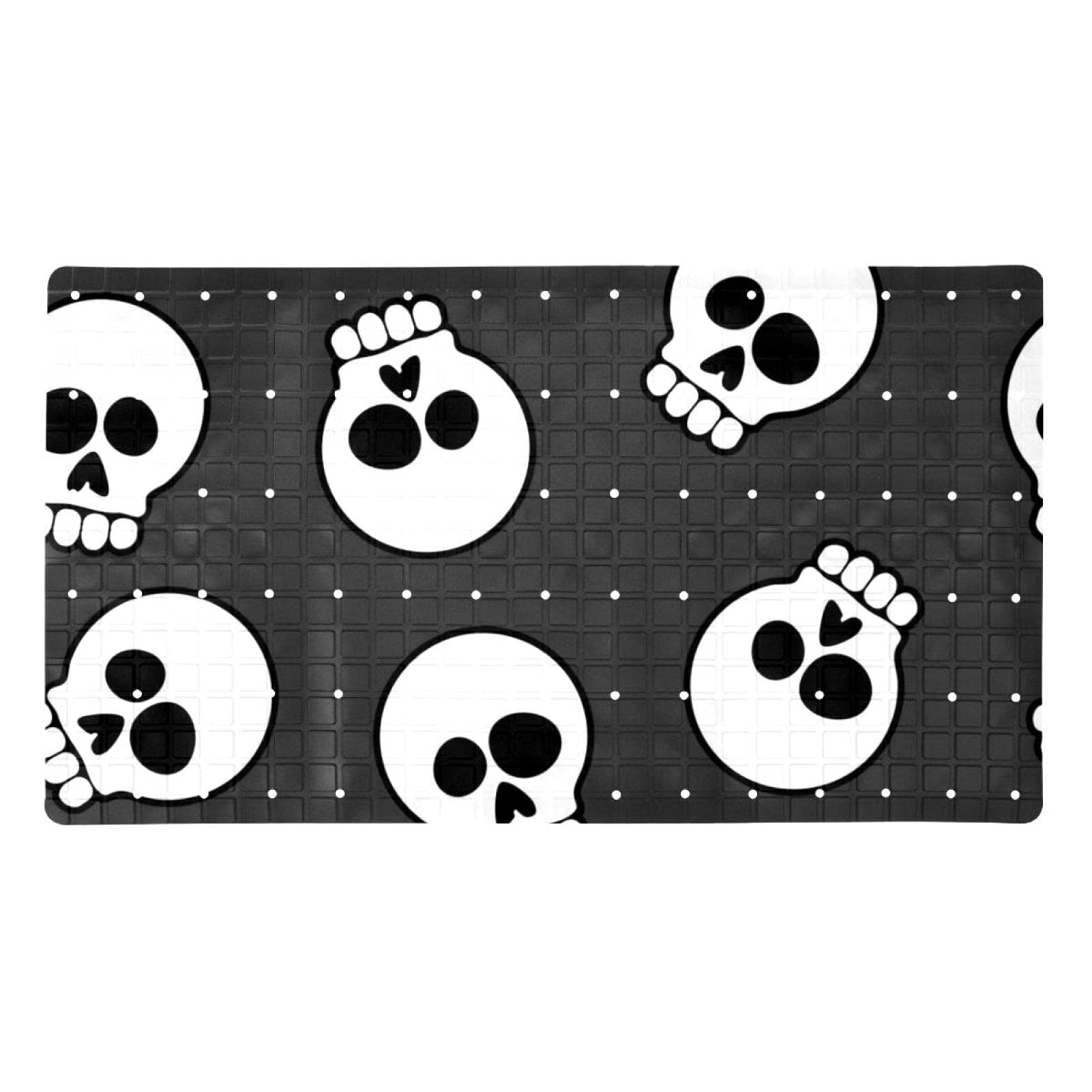 Tapis antidérapant pour baignoire 41x71 cm avec ventouses puissantes pour douche