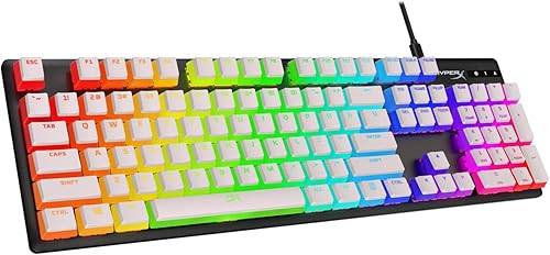 Miniatura 2 de HyperX Teclas Pudding Juego de teclas PBT de doble disparo con capa translúcida, para teclados mecánicos, juego completo de 104 teclas, perfil OEM,