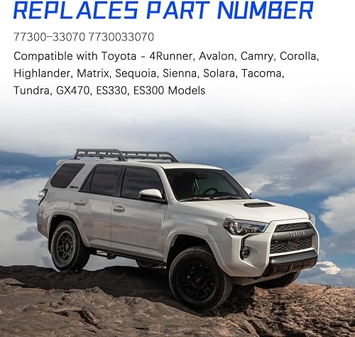 Miniatura 5 de Apeixoto Tapa de gasolina compatible con 4Runner, Avalon, Camry, Corolla, Highlander, Matrix, Sequoia, Sienna, Solara, Tacoma, Tundra, GX470, ES330,