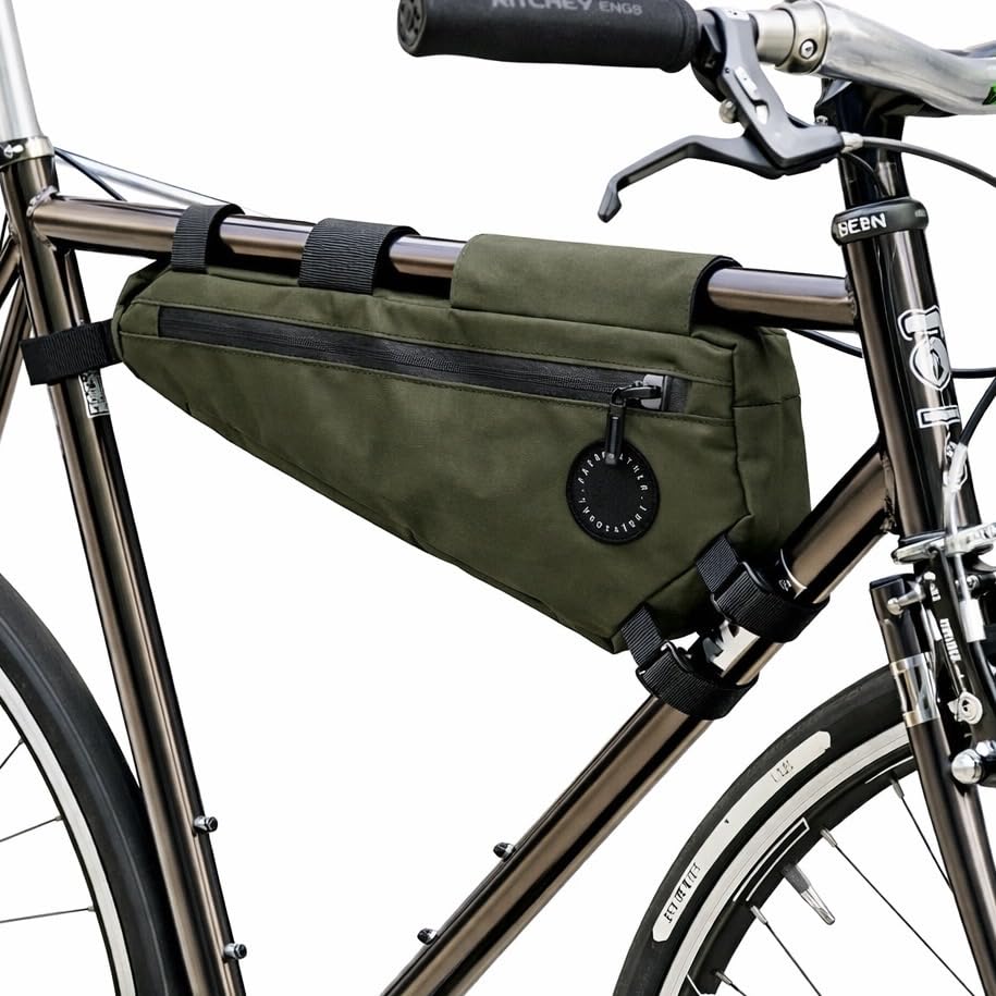 Amazon.co.jp: 日本製 FAIRWEATHER half frame bag （オリーブ