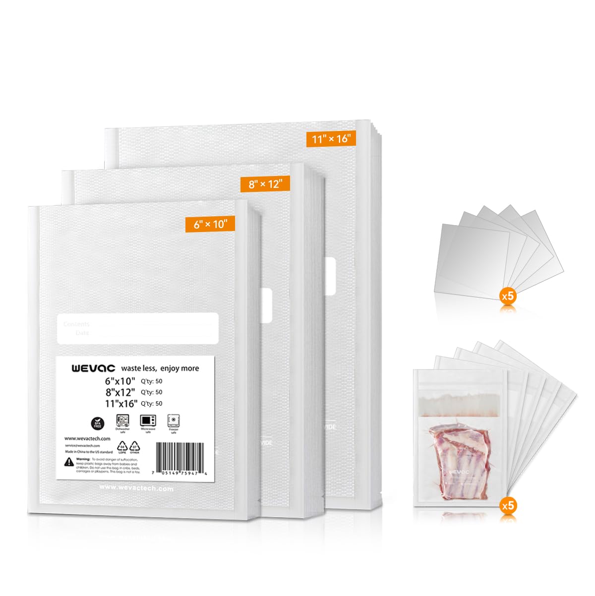 Vacuum Sealer Bags, 150 Gallon 11