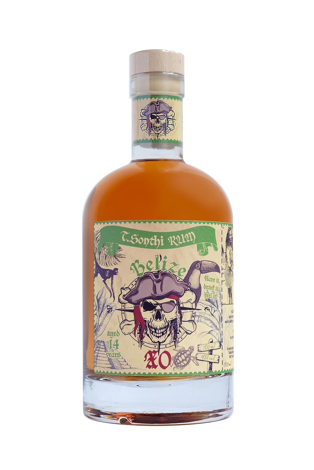 T.Sonthi Belize Rum 43prozent vol 1 x 700ml