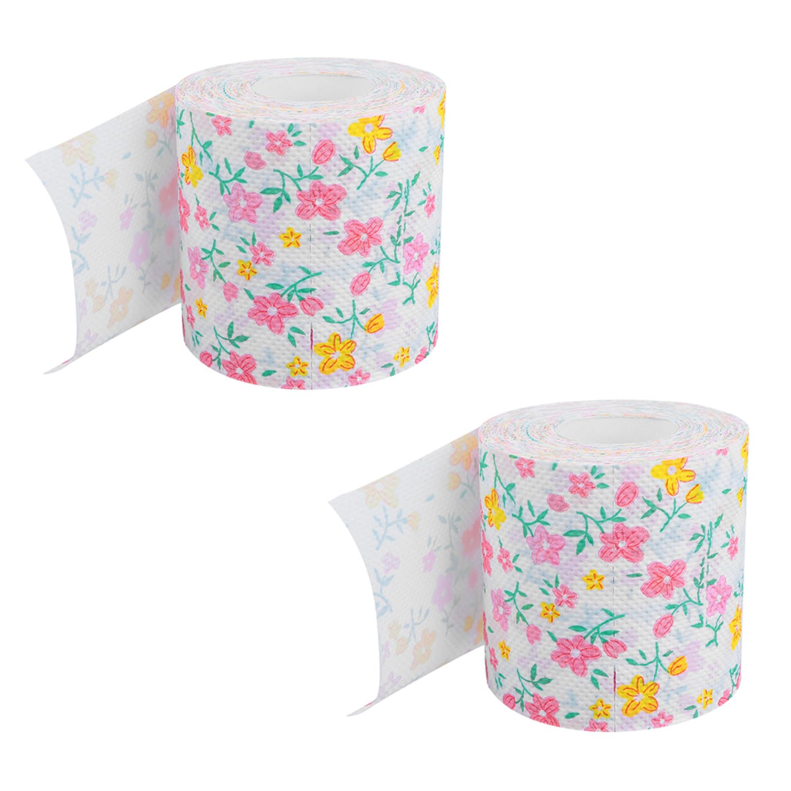 Papel higiénico impreso en color pack de 2 rollos para baños domésticos 1