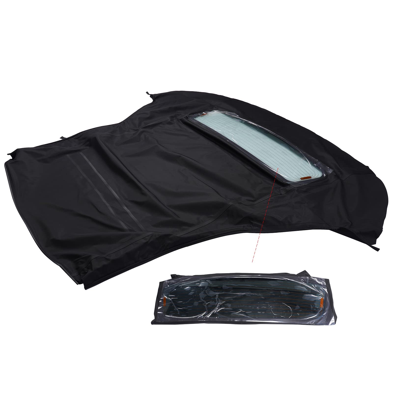 Bisenya Soft Top Convertibile con Finestra di Vetro riscaldata 00422-94 Compatibile con Mu-Sta-NG 2005-2014 10-11-MUS-023 MPDY2635