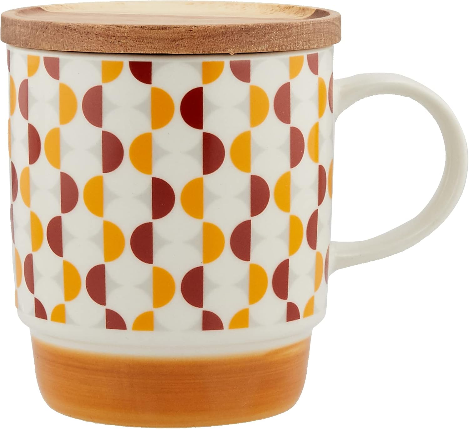マルサン近藤(Marusankondo) Marusan Kondo 20667 Retro Coffee Mug, Yellow, 11.8 fl oz (350 ml), Mino Ware Dishwasher and Microwave Safe, Made in Japan