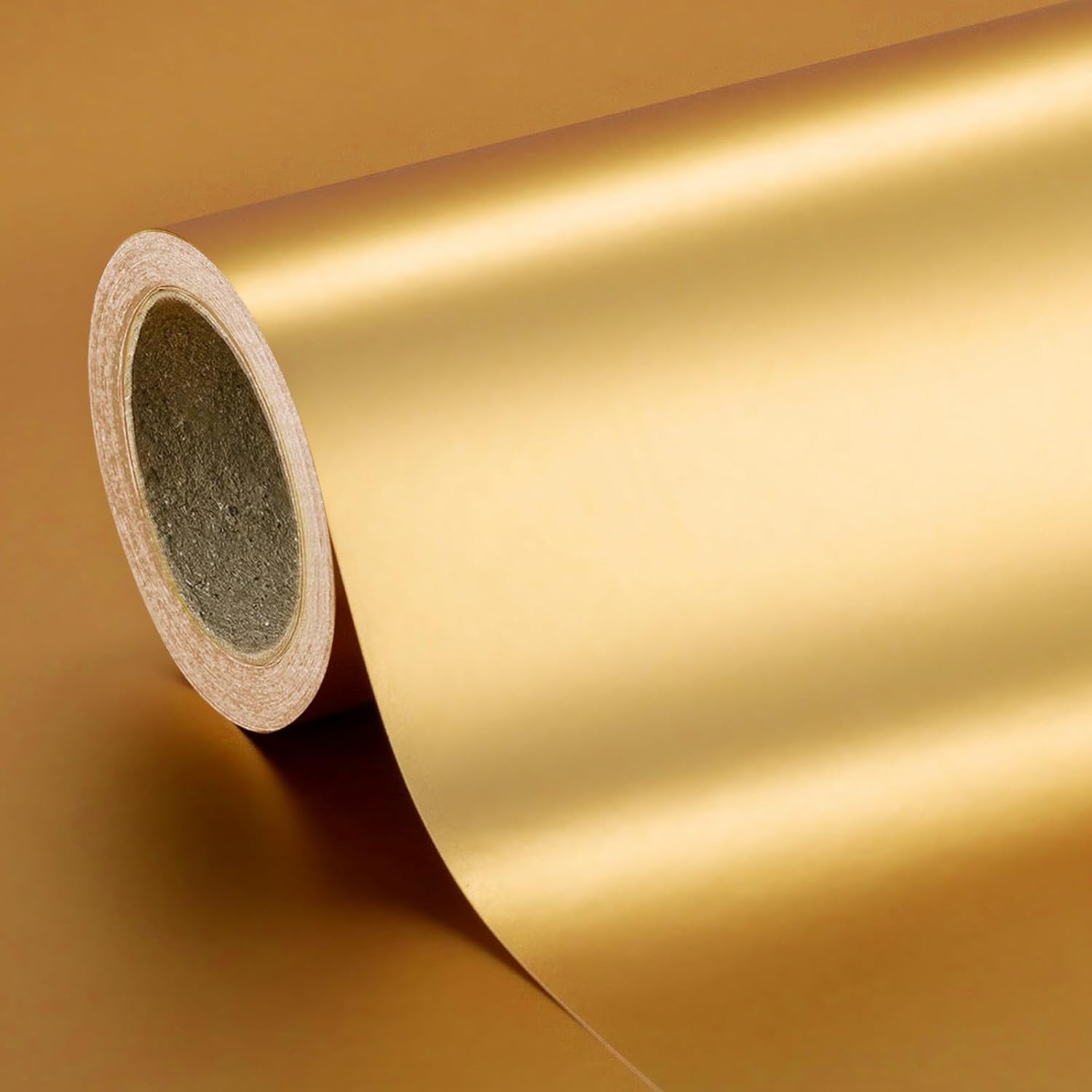 MAYPLUSS Jumbo Wrapping Paper Roll-81.8 sqft. Matte Gold Solid Color for Birthday, Christmas, Wedding, Baby Shower, Holiday, Bridal Shower-30in x 33ft 30in * 32.8ft Gold