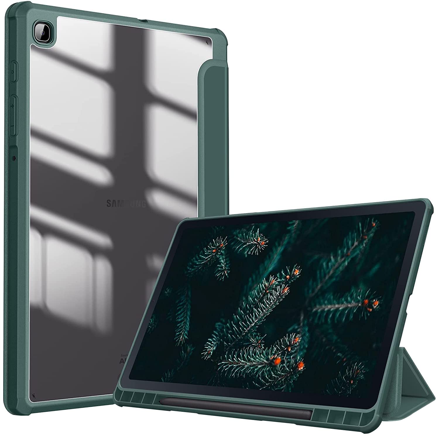 SwooK TPU Case for Galaxy Tab S6 Lite - S Pen Holder -12