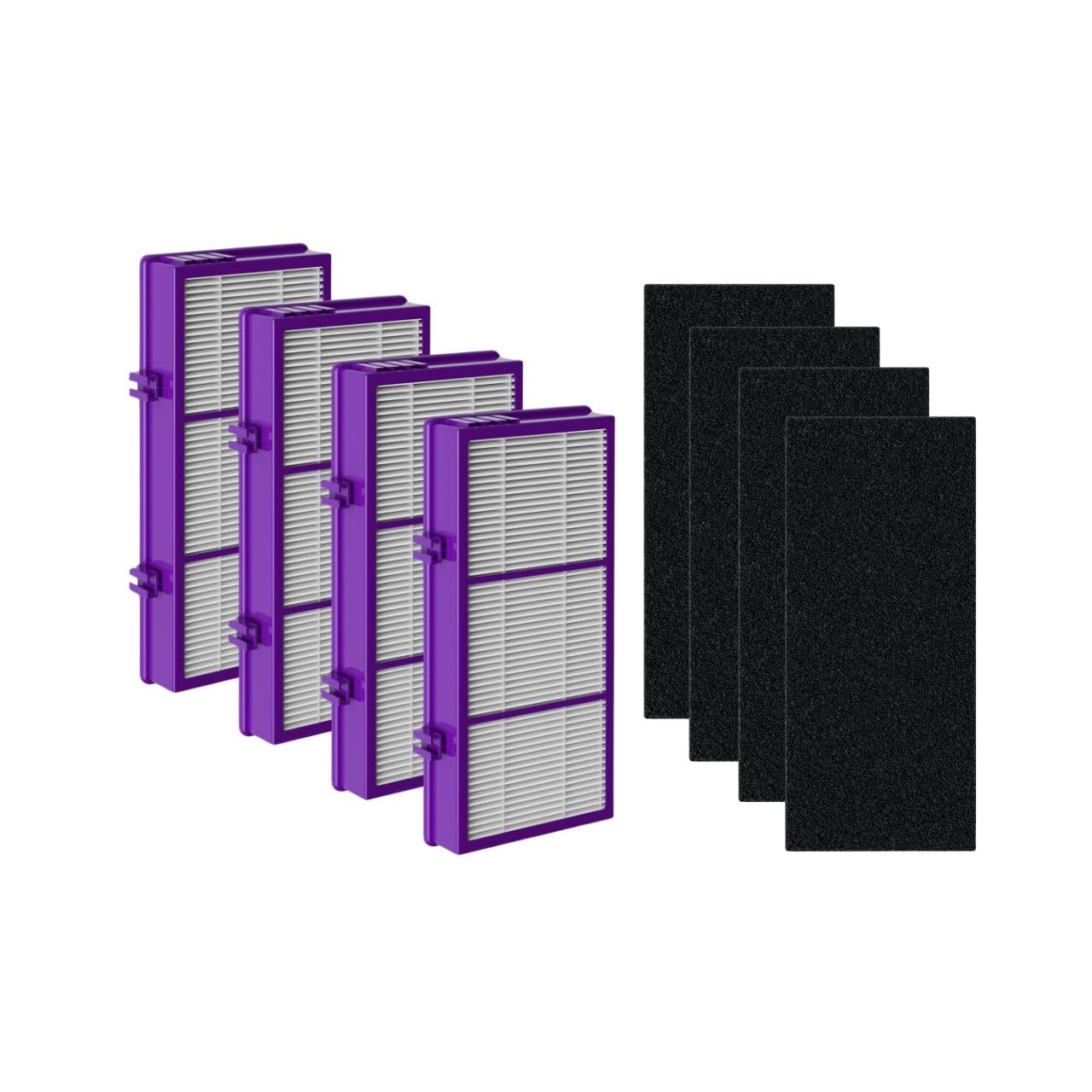 Nispira HAPF300AP AER1 Performance Plus Filters for Holmes HAPF30AT Air Purifier HAP242-NUC HAPF300AP-U4 4 HEPA Replacement 4 Carbon Pre Filter