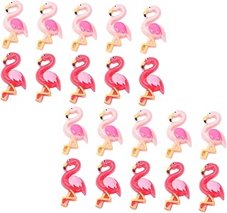 Acessórios 40 Pçs Acessórios Flamingo Capa De Telefone Com Pingentes De Resina Minúsculos Pingentes De Resina Para Celular Minúsculos Capa De Telefone Pingentes De Resina