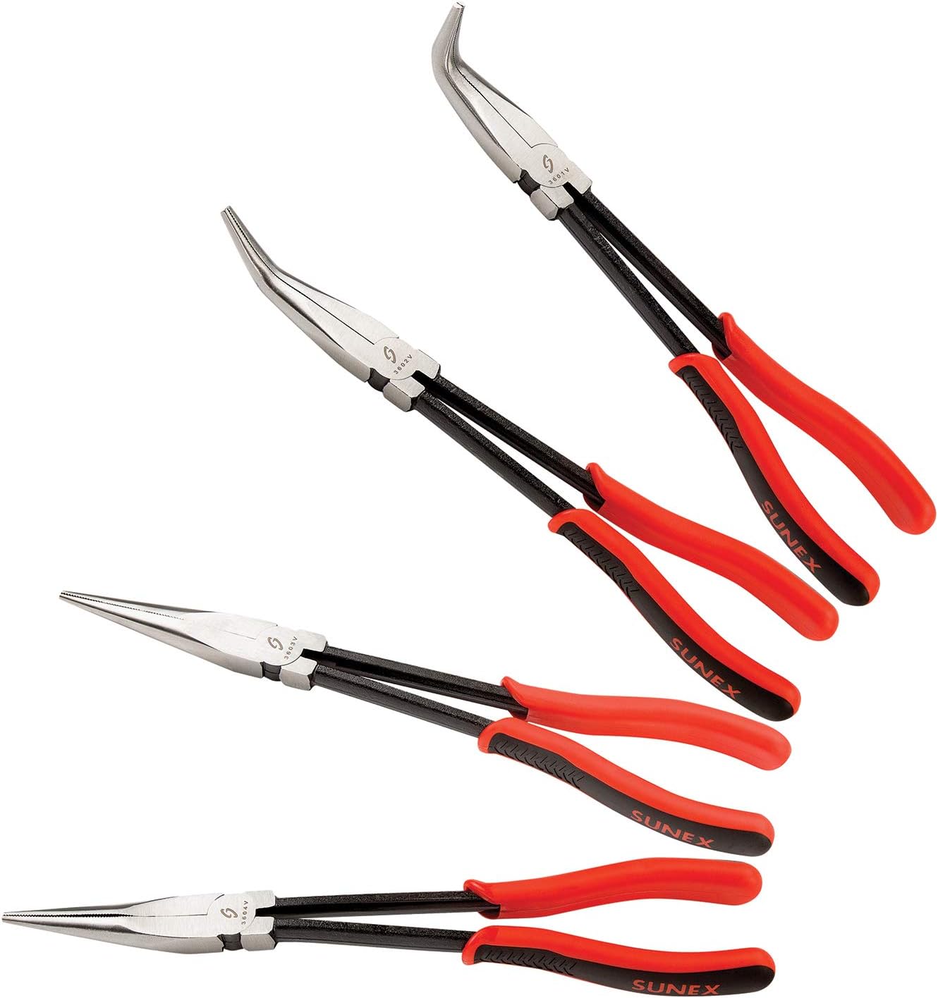 Sunex 4 Pc 11 in. Long Reach Pliers Set