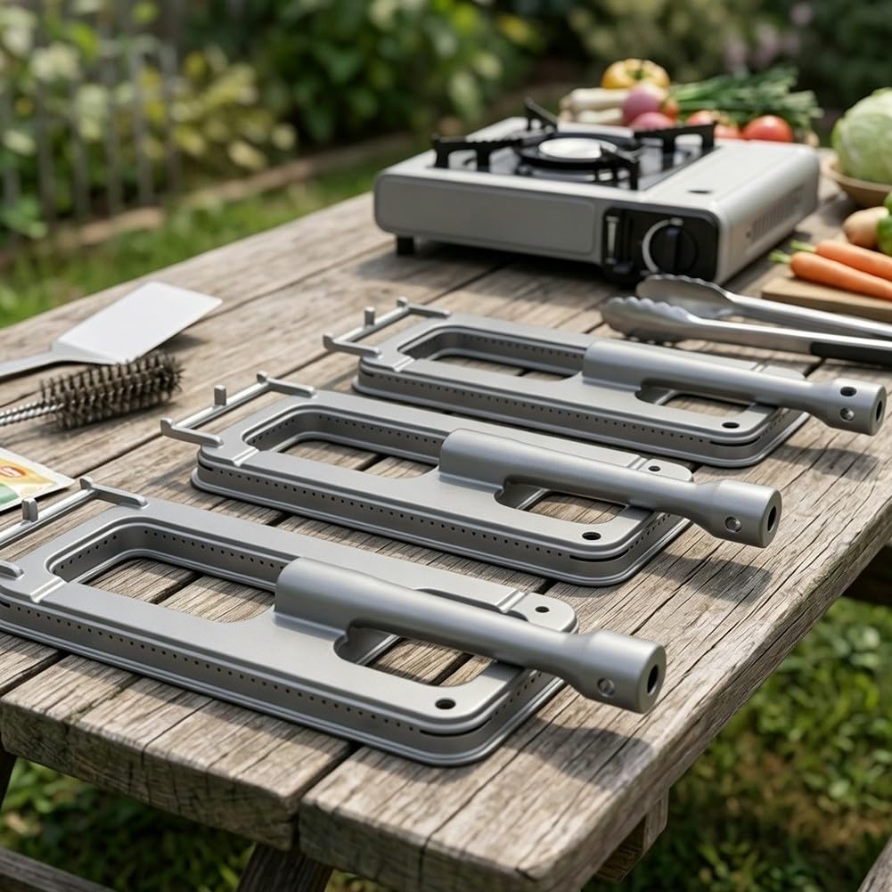 Brûleur BBQ Acier 304 15.8" Distribution Chaleur Brûleur BBQ(1pc)