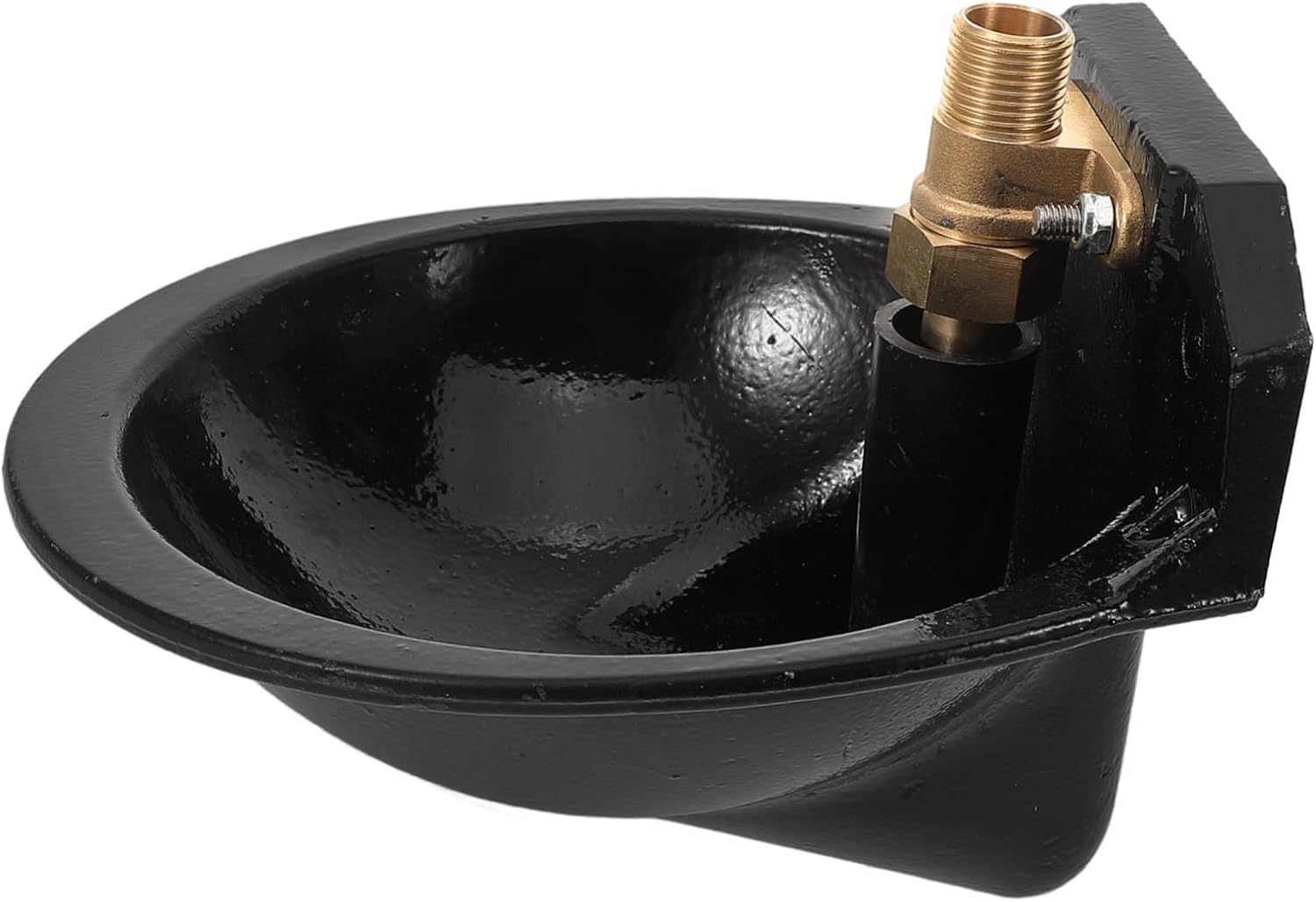 Automatic Livestock Water Bowl Cast Farm Feeder with Valve for Cattle Sheep Horses Easy to Clean and Maintain Durable Outdoor Water