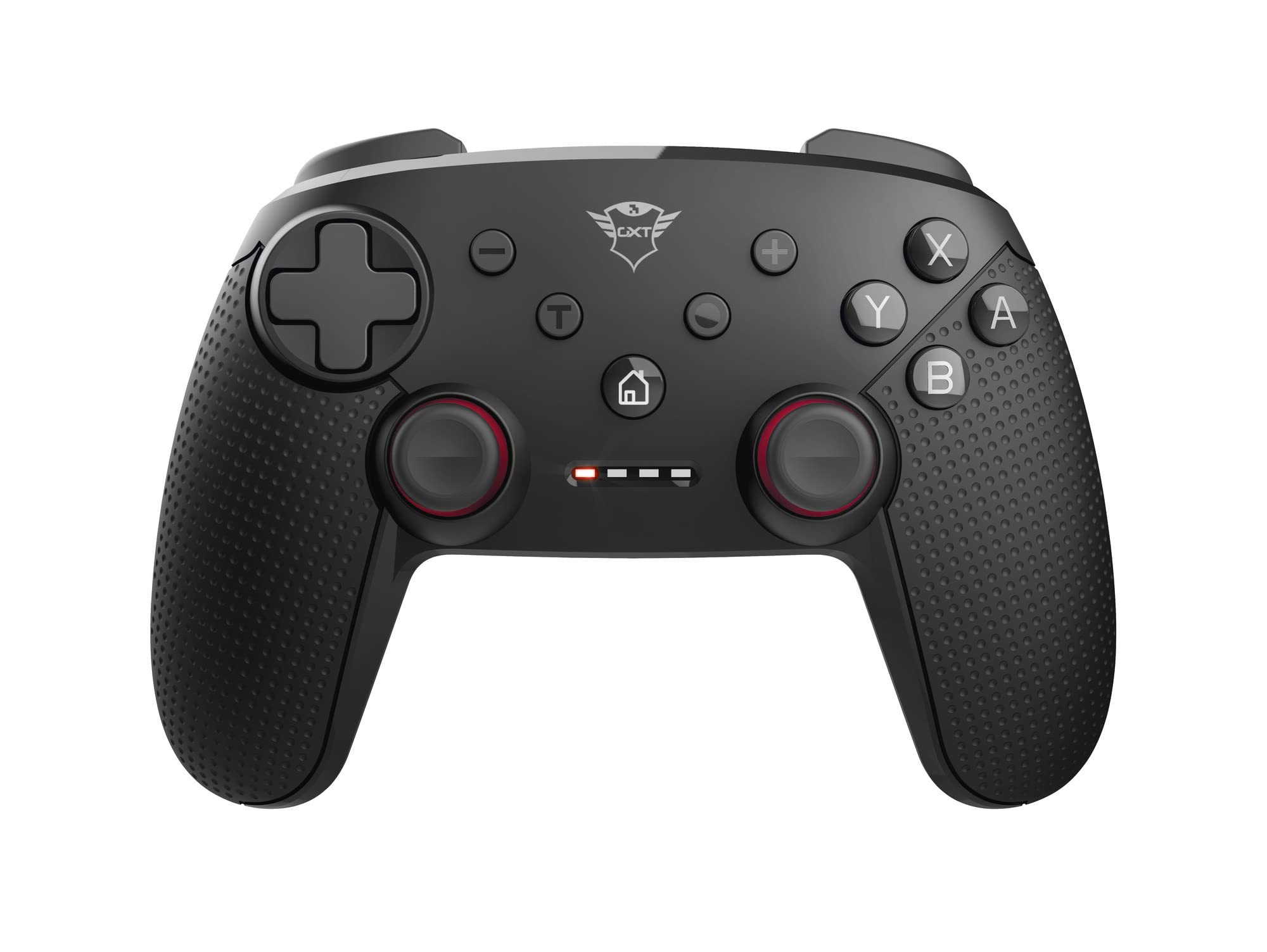 Trust Gaming GXT 1230 Muta Mando Inalámbrico Bluetooth para Nintendo Switch y PC, 15 Botones, 2 Joysticks Analógicos, Mando de Juegos con Batería Recargable y Respuesta de Vibración - Negro