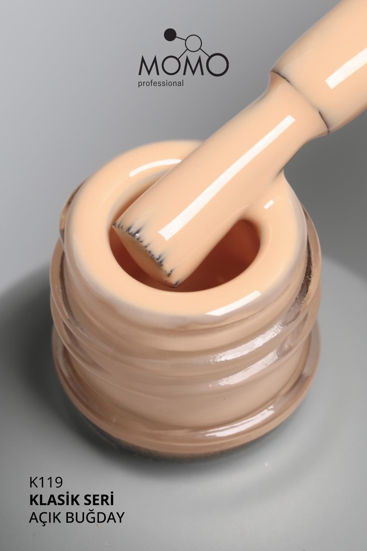MOMO professional Kalıcı Oje K119 Sütlü Karamel 14 ml