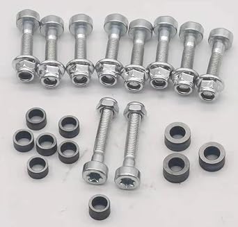 1 Set of Hedge Trimmer Blade Slider Bolt Nut fits for Stihl HS81 HS86 HS82 HS87 HSA94 Hedge Cutter Hedge Trimmer