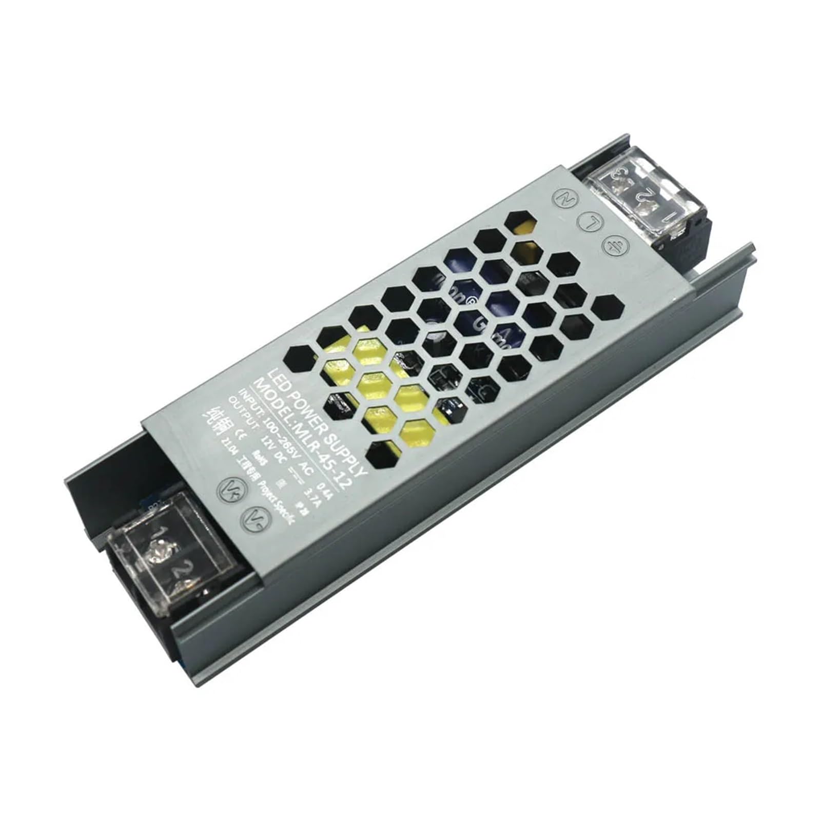 FCARUMIQP Ultra Thin DC 12V Lighting 100W 150W 200W 300W 400W LED Driver Power Supply Super A/D Converter for Strip(45w Dc12v)