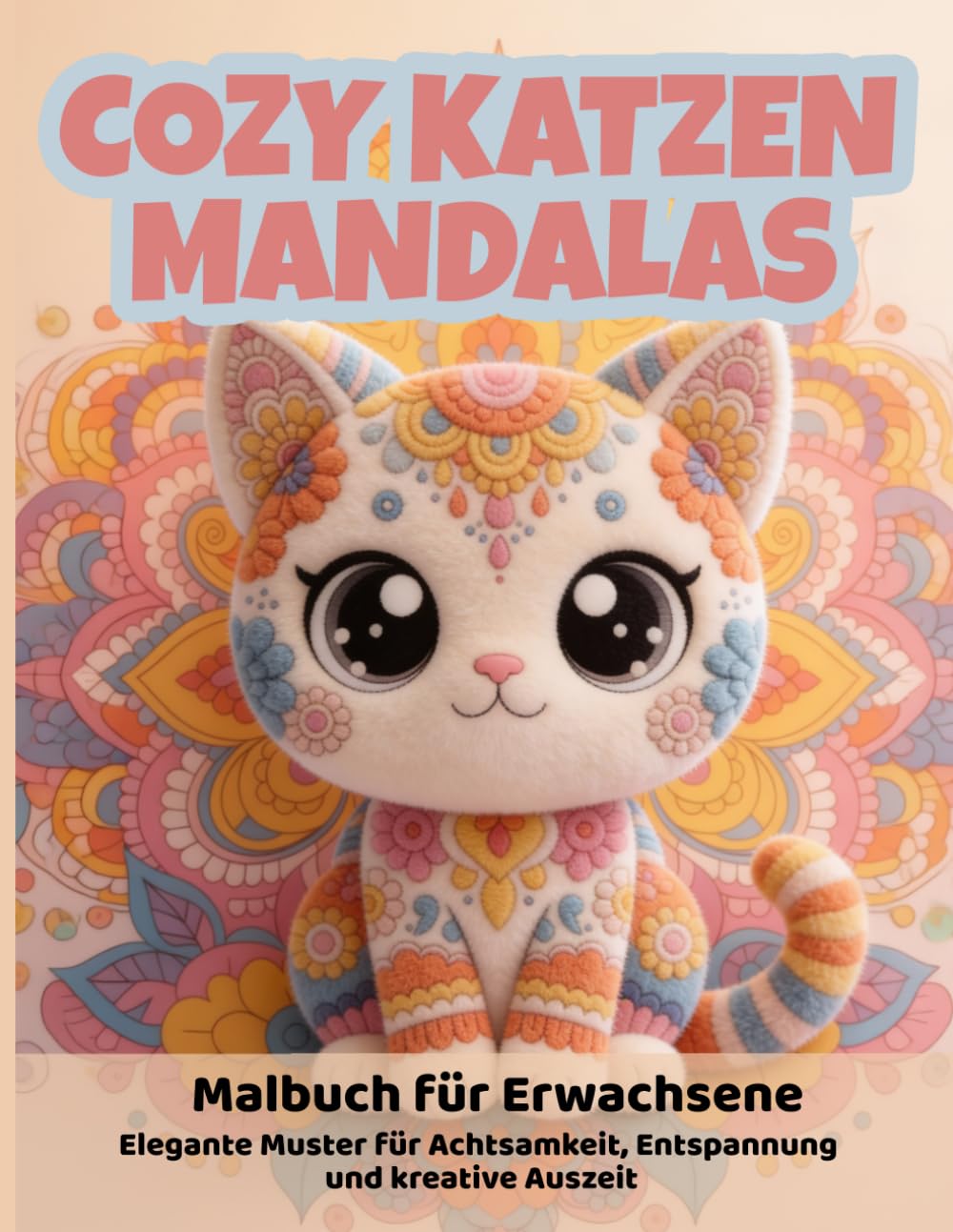 Cozy Katzen Mandalas - Malbuch für Erwachsene | Elegante Muster für Achtsamkeit, Entspannung und kreative Auszeit