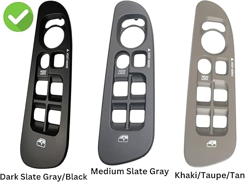 Miniatura 6 de SWITCHDOCTOR Juego de interruptores de ventana totalmente ensamblados para Dodge Ram 2002-2008 (negro)