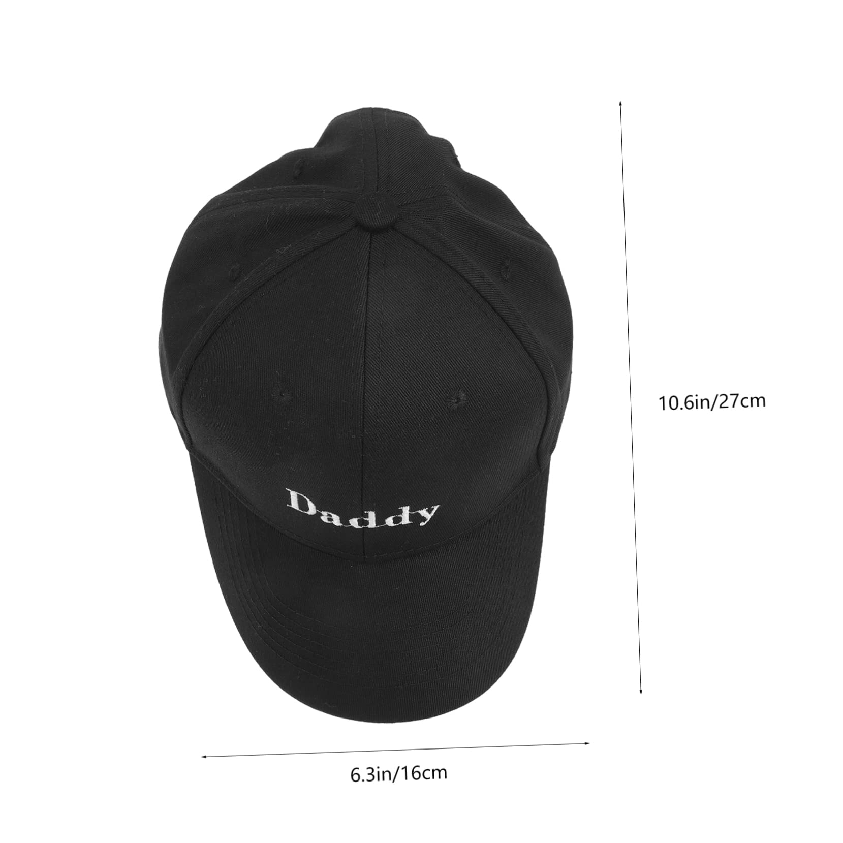 VALICLUD 5 Stück Baseballmütze Für Damen Pferdeschwanz-Hut Roter Hut Baseballmützen Für Herren Sonnenhut Schwarze Hüte Für Männer Kappe Baseball Kappe Babymütze Laufende Mütze Black Stoff