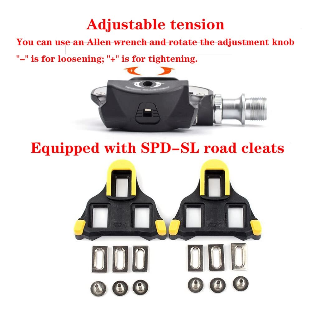 Pedały SPD ze stopu aluminium 9/16 ''Cr-Mo Axle 3 uszczelnione pedały łożyskowe z knagami czarne