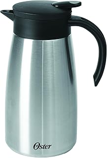 Oster garrafa térmica em aço inox 1000ml casselbeck– corpo e cápsula e
