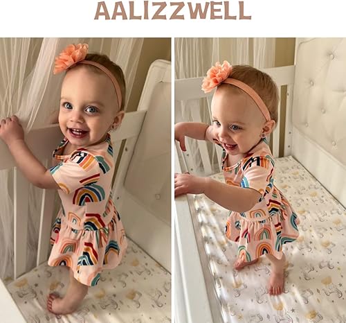 Miniatura 3 de Aalizzwell Vestido tipo body para bebé recién nacido
