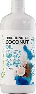 Premium Nature Fractionated Coconut Oil Massage Oil Carrier Oil for Essential Oils Mixing Dry Skin Moisturizer Fractionated Coconut Oil for Essential Oils for Skin Coconut Massage Oil 32 oz