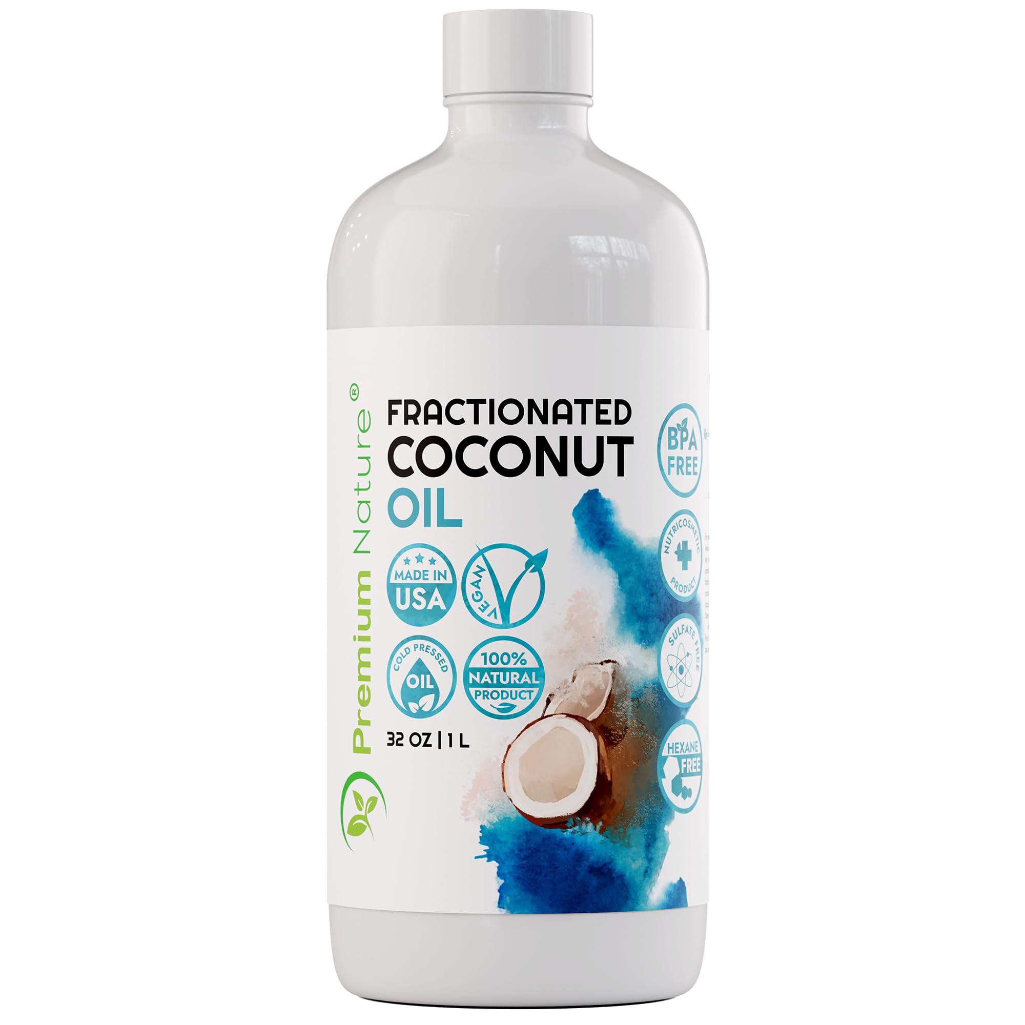 Amazon.com: Premium Nature Fractionated Coconut Oil for Skin