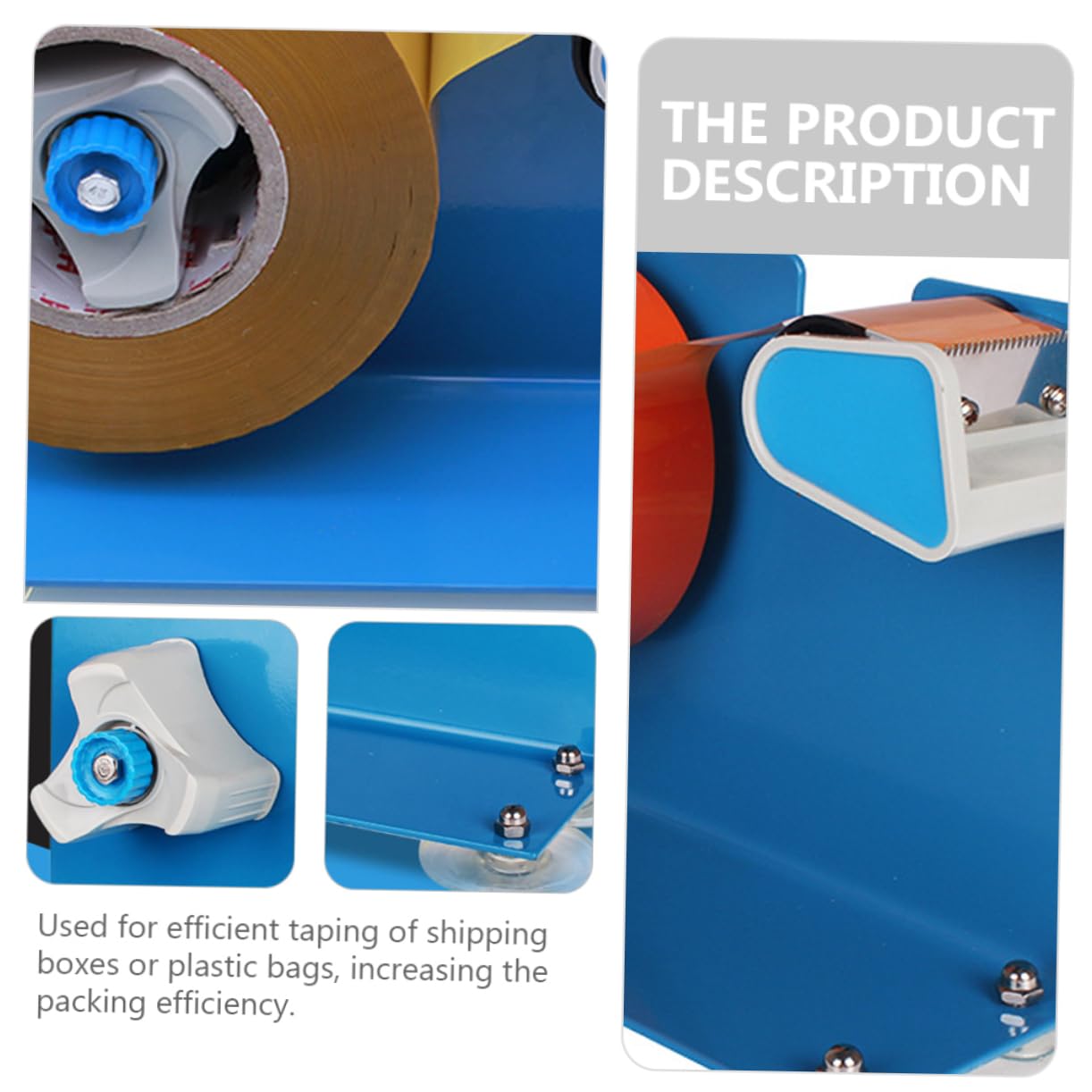 NUOBESTY Cortador De Cinta Embalaje Dispensador De Celo Cortador De Escritorio Premium
