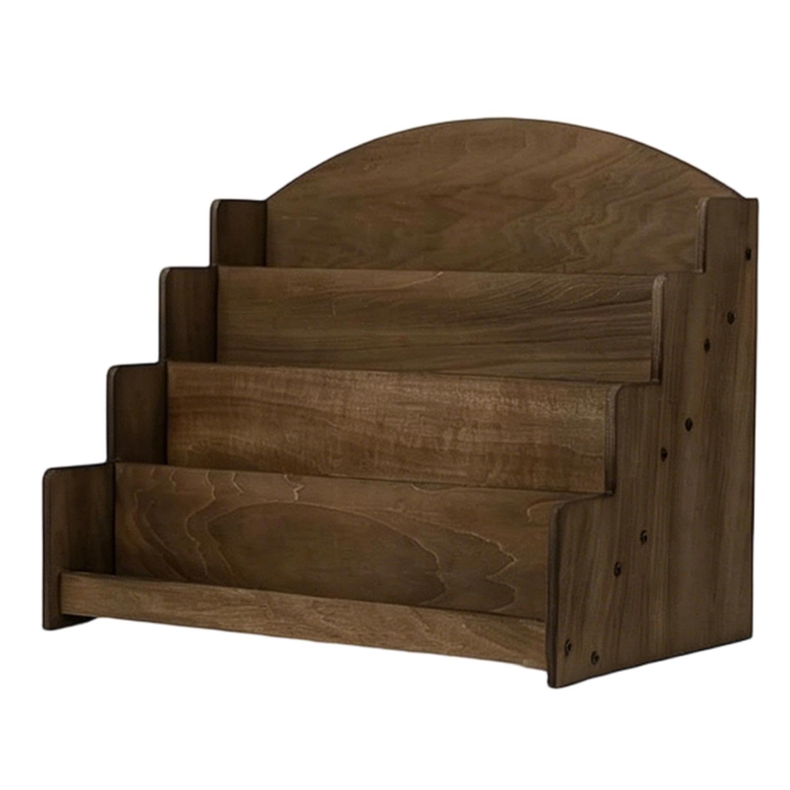 Soporte para Cartas de Colección Organizador de postales con 4 niveles | Soporte para Tarjetas de Béisbol para cupcake libro foto postre perfume escritorio mesa letrero imagen negocio