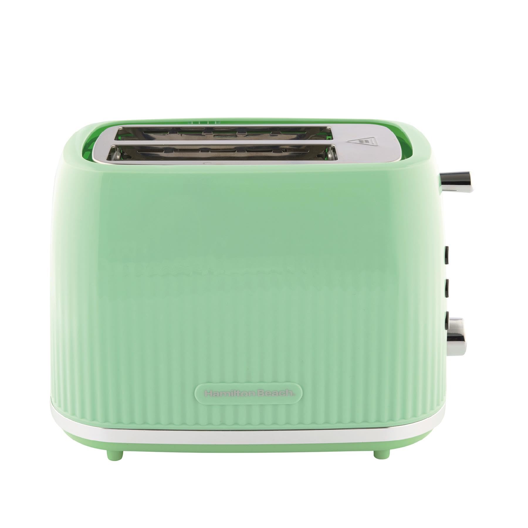 Hamilton Beach Sandwich Toaster 2 Slice, Deep Fill, Makes 2 Toasted Sandwiches, Non-Stick Hot Plates, XL Plates, Cool Touch Handle, Locking Latch, Automatic Temperature Control, 900W - HB1026, Black