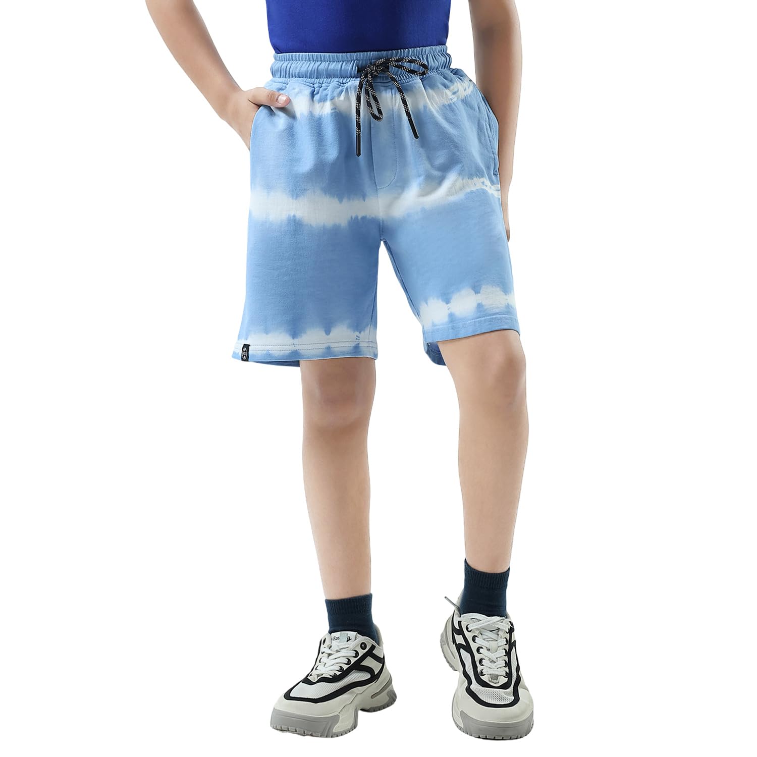 monte carlo Boys's Regular Fit Bermuda | Printed Pattern | Drawstring Closure with Bermuda Shorts for Boys-picture-36