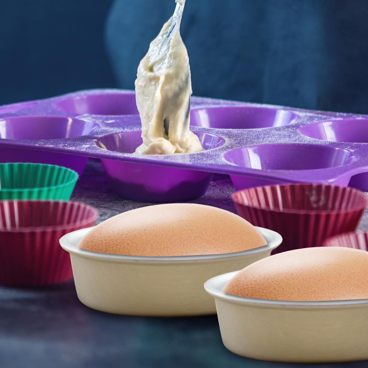 Luxshiny Molde para flan, 10 unidades, mini molde para tartas de queso, molde ovalado, molde para pudín de huevos, mini latas para hornear para hornear, cocinar mini moldes para tartas