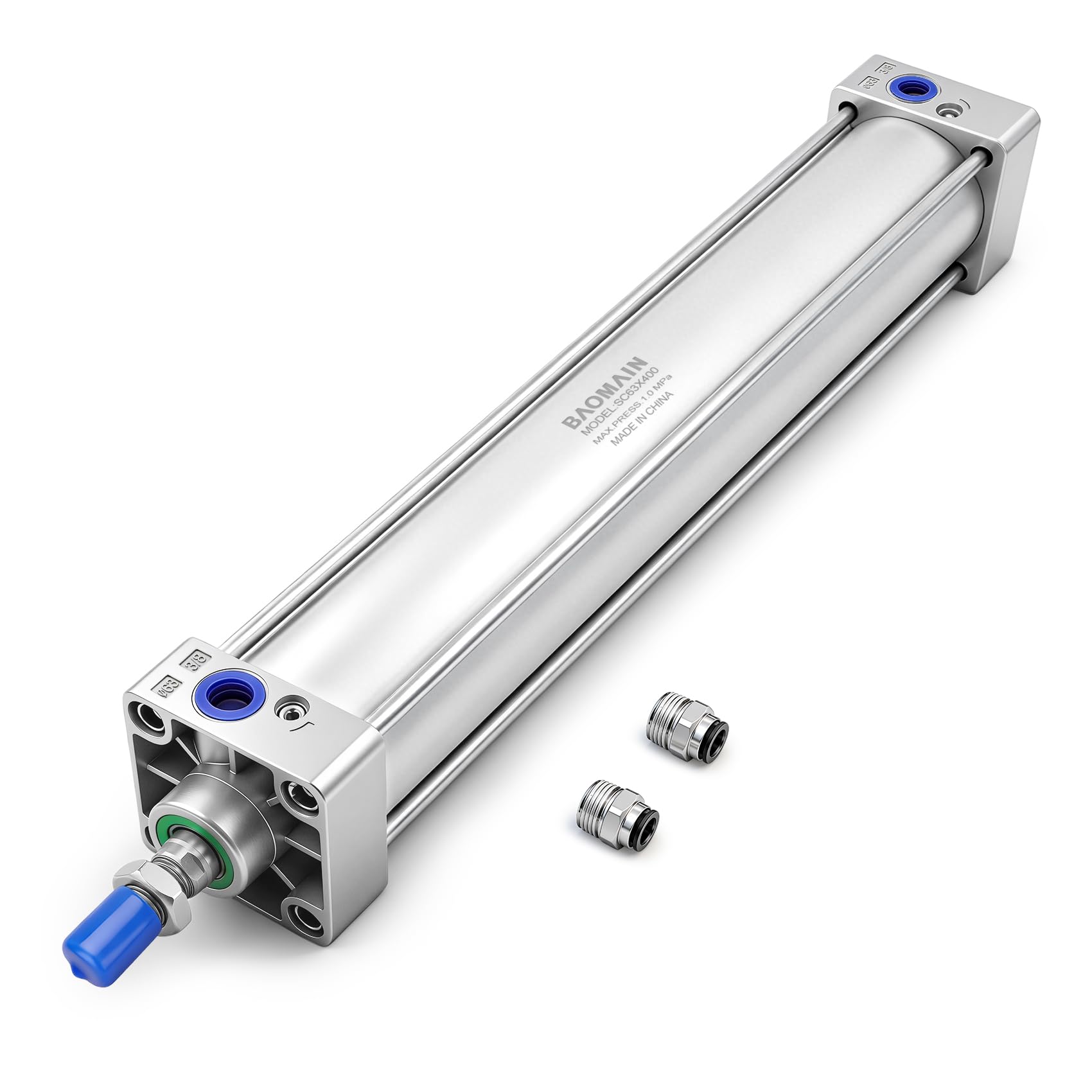 BAOMAIN SC63x400 Double Acting Pneumatic Cylinder, 2.5" Bore, 15.75" Stroke — Amazon image 8