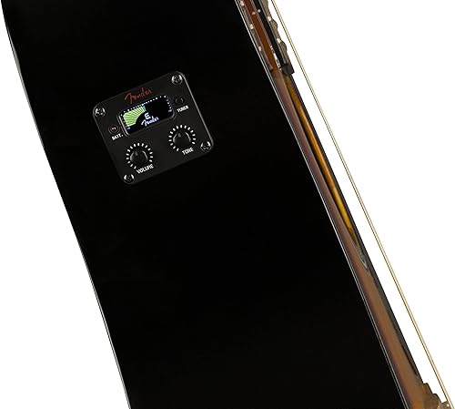 Miniatura 6 de Fender FA-125CE - Guitarra electroacústica Dreadnought, con garantía de 2 años, Sunburst