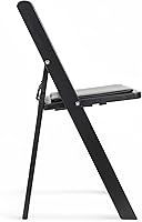 Vista 11 de Flash Furniture Hercules Kids Silla plegable de resina negra con asiento acolchado de vinilo negro