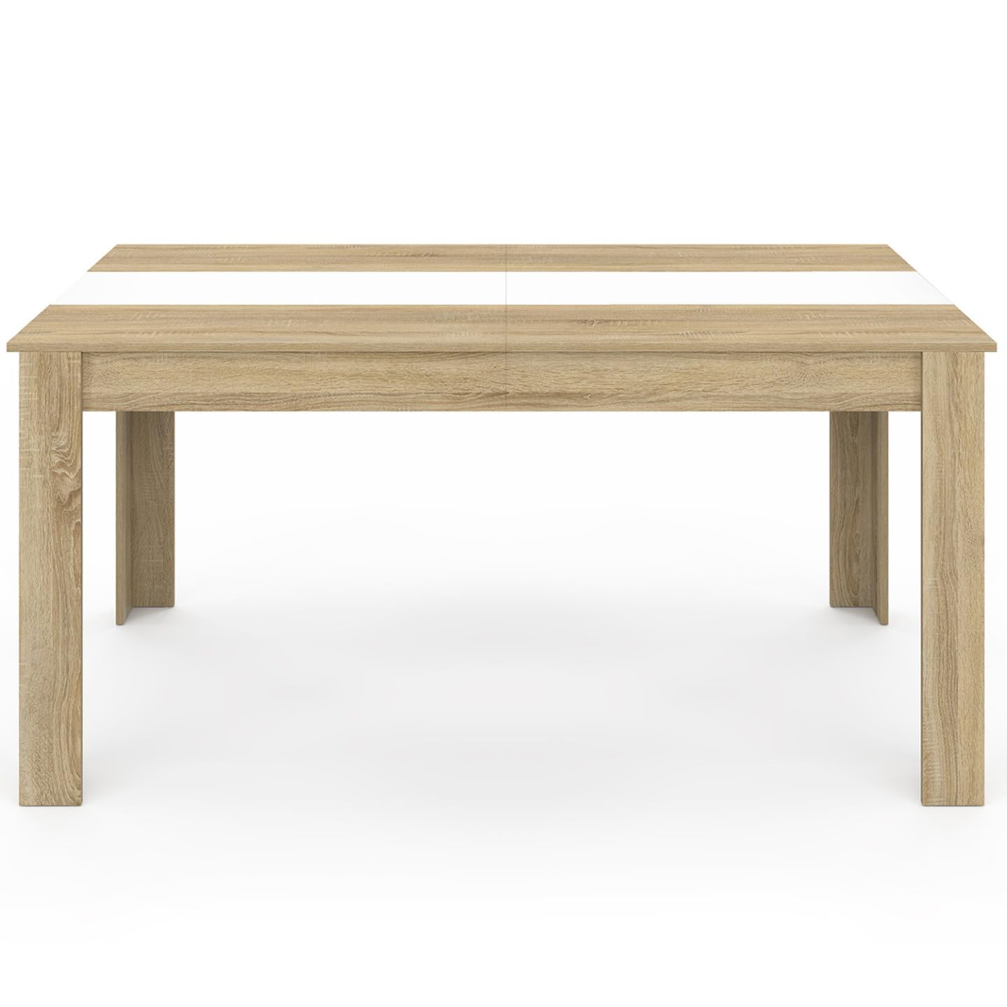 IDMarket - Table à Manger Rectangle Georgia 8 Personnes 160 x 80 cm