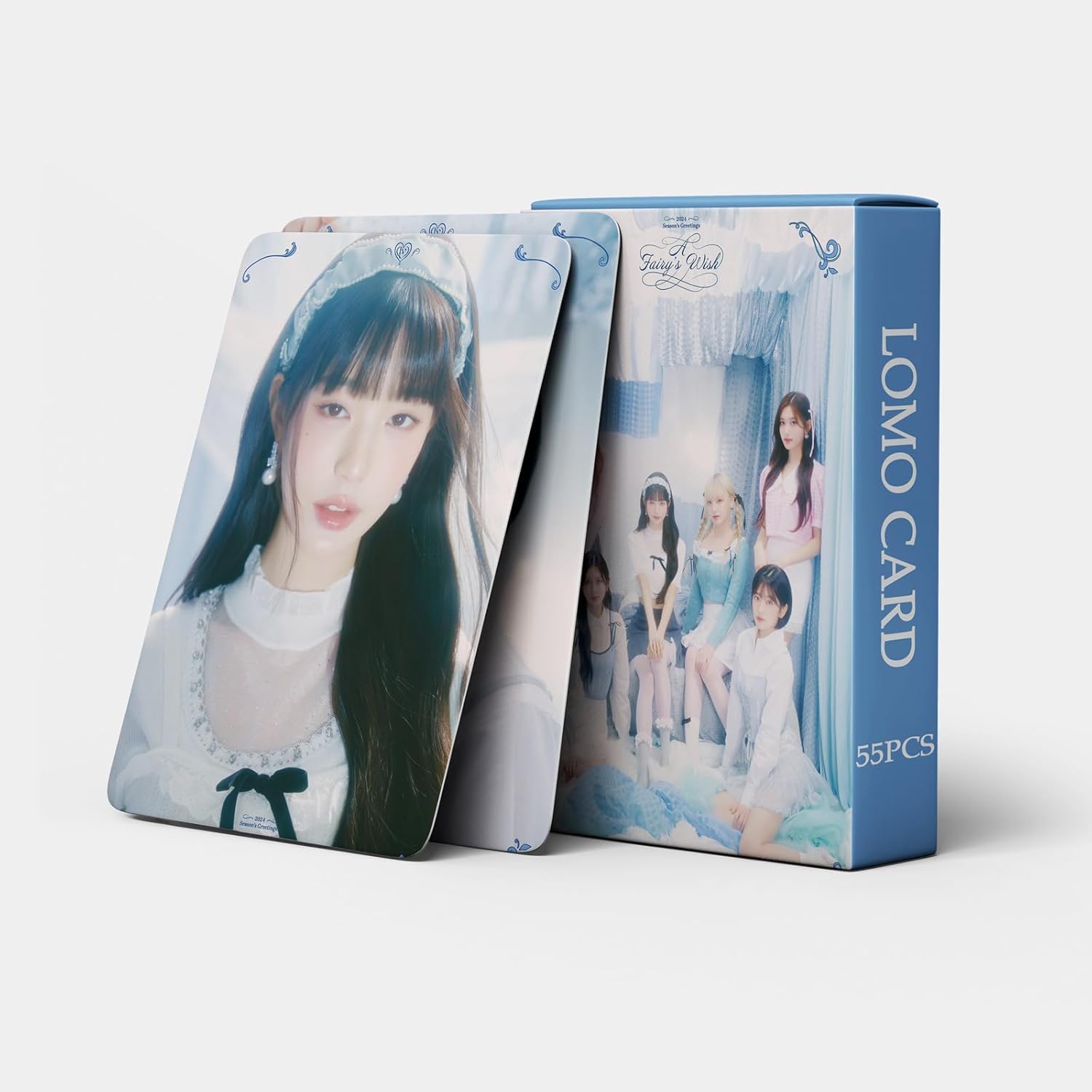 ZRHMCJEN 55Pcs Ive Photocards Ive Season's Greeting Ive New Album Postcards Ive Mini Photo Cards Ive Pcards for Fans