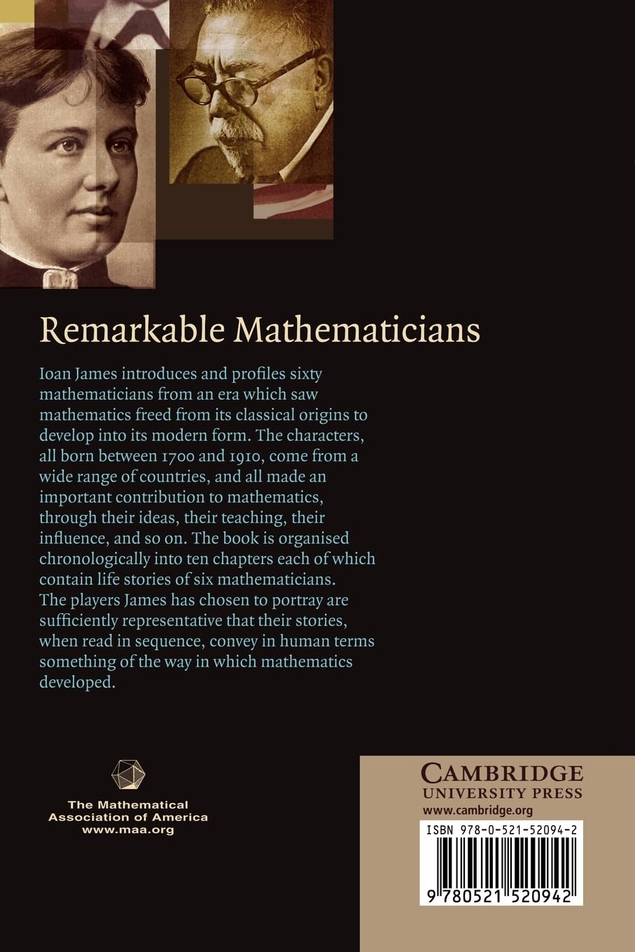 Remarkable Mathematicians: From Euler to von Neumann (The Spectrum Series)