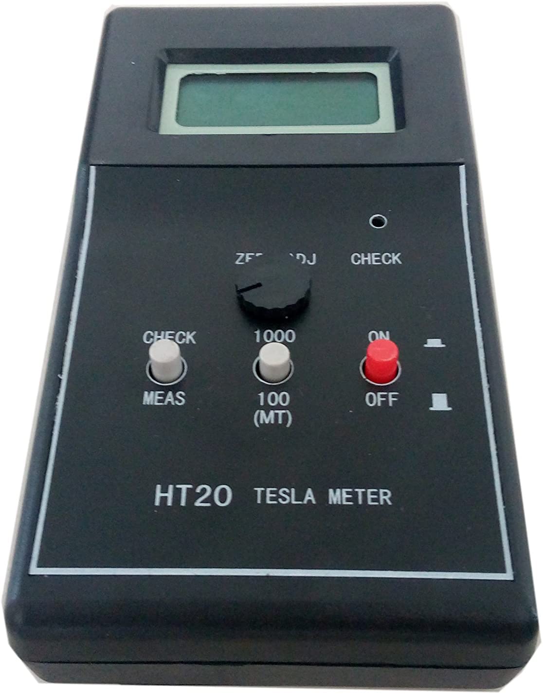 Tesla Meter Gauss Meter with Resolution 0.1mT 1mT Range 0 to 200 to 2000mT LCD Display