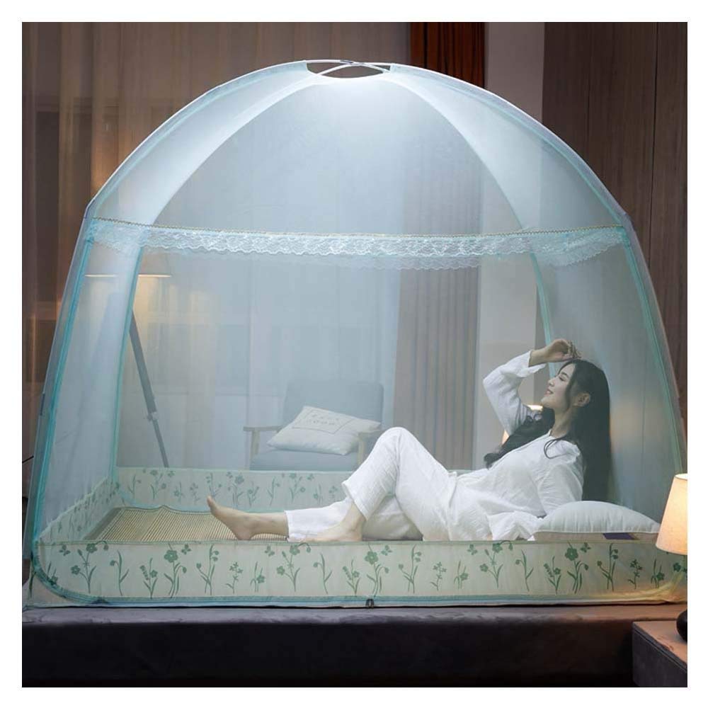 GTHTUHFD Pop Up Mosquito Net, Portable Tent Travel Double Door Zipper Bed Net, Easy Installation And Fine Mesh, Perfect For Bedroom Outdoor,5,200 * 220